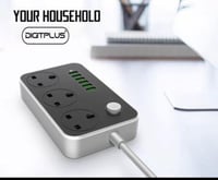 من ديجيت بلس W2مقبس طاقة 200 سم500