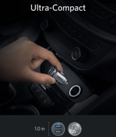 شاحن سيارة صغير Anker PowerDrive 2 مصنوع من سبائك...