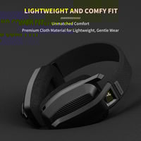 سماعة ألعاب لاسلكية BINNUNE 2.4 جيجا هرتز مع ميكرو...