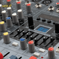 جهاز مكسر صوت 4 قنوات بلوتوث 360 وات تسجيل مباشر ع...