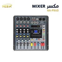 جهاز مكسر صوت 4 قنوات بلوتوث 360 وات تسجيل مباشر ع...