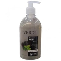 فيردي غسول منظف ومعقم ومرطب لليدين 500مل - فحم ونع...