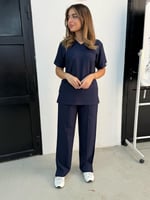 سكراب طبي نسائي لون كحلي 2