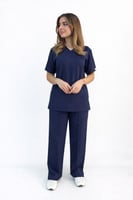 سكراب طبي نسائي لون كحلي 2