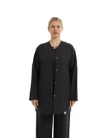 جاكيت لون رمادي غامق