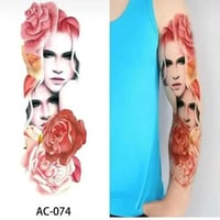 ملصق تاتو مؤقت عصري مقاوم للماء