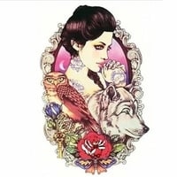 ملصق تاتو مؤقت عصري مقاوم للماء