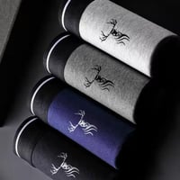 4 قطع من سراويل البوكسر للرجال بطبعة رأس الغزال -...