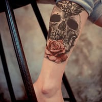 ملصق تاتو مؤقت عصري مقاوم للماء