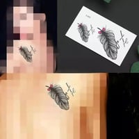 ملصق تاتو مؤقت عصري مقاوم للماء