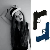 ملصق تاتو مؤقت عصري مقاوم للماء