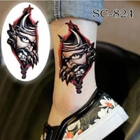 ملصق تاتو مؤقت عصري مقاوم للماء