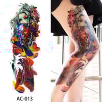 ملصق تاتو مؤقت عصري مقاوم للماء