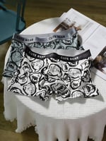 3 قطع بوكسر رجالي - مريح وقابل للتنفس، للارتداء ال...