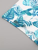 5 قطع سراويل داخلية رجالية بنقوش نباتية - قماش ناع...