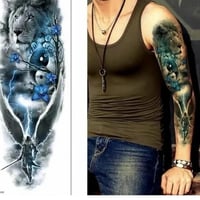 ملصق تاتو مؤقت عصري مقاوم للماء