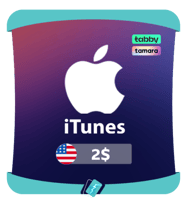 بطاقة ابل ايتونز 2 دولار - المتجر الامريكي