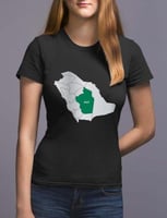 تيشيرت خريطة المملكة