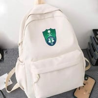 شنطه الاهلي طباعه لون ابيض