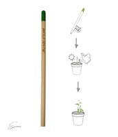 قلم رصاص خشبي قابل للزراعة (بعبارات عن العلم)