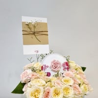 رقة ورد مع شوكولانة بستاني