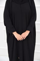 عباية سادة نصف بشت مفتوح بكم مقلوب