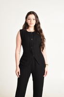 طقم فوكر مكون من بلوزة كت وبنطلون