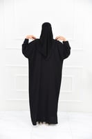 عباية سادة نصف بشت مفتوح بكم مقلوب