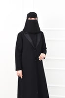 جاكيت عباية شتوي عملي بقصة مرتبة