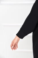 عباية سادة نصف بشت مفتوح بكم مقلوب