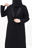 جاكيت عباية شتوي عملي بقصة مرتبة