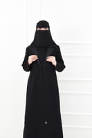 جاكيت عباية شتوي عملي بقصة مرتبة