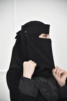 نقاب مطاط مستقيم