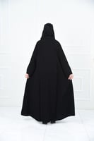 عباية كلوش بكسرات وأكمام طبقتين