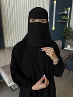 بكج إسلامي متكامل – عباية + خمار + نقاب + طرحة بخا...
