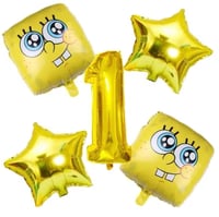 مجموعة بالونات سبونج بوب بالرقم