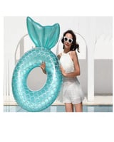 عوامة سباحة بشكل ذيل حورية البحر مقاس 90