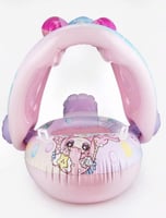 عوامة سباحة للأطفال مع مظلة شمسية قابلة للتعديل وم...