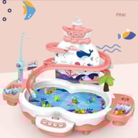 ليتل أنجل - مجموعة ألعاب أطفال - زحليقة حوت وصيد س...