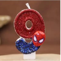 شموع بالرقم ثيم سبايدرمان