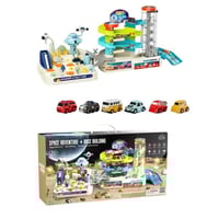 توسيكي - مجموعة تركيب قاعدة مغامرة الفضاء 2 في 1