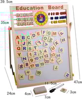 لوح تعليمي خشبي متعدد الوظائف للأطفال