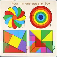 لعبة ألغاز "أربعة في واحد" لتنمية وتعزيز المهارات...