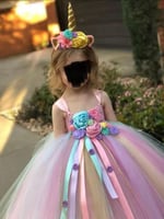 فستان يونيكورن مع طوق