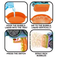 آلة مسدس منفاخ فقاعات 139 فقاعة