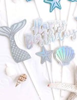 زينة الكيك من حورية البحر