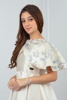 فستان سهرة للسن المحير ميكادو بيج