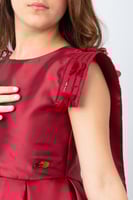 فستان السن المحير سهرة لون عودي فاخر