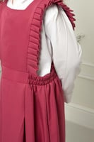 مريول بناتي للابتدائية كسرات على الجوانب