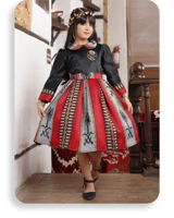 فستان يوم التأسيس سدو بناتي